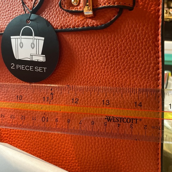 COPY - Orange FASHION Handbag & Wallet set - Picture 7 of 9